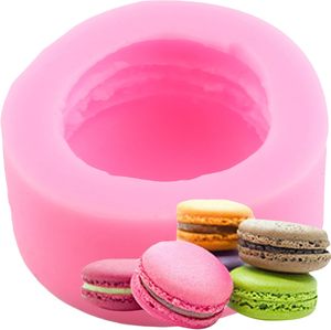 Moules à Fondant en Silicone Moules à Biscuits en Silicone pour la Cuisson Décoration de Gâteau 3D Macaron Hamburger Moules à Fondant en Silicone - Product Image 4