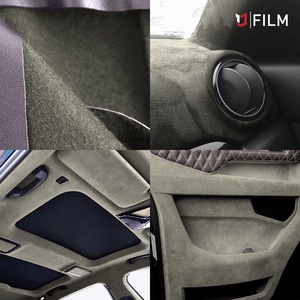 فيلم مخملي من الفينيل المدبوغ ذاتي اللصق M X 15M فيلم مخملي للسيارة ملصق ملصقا هواء مخملي فيلم ورق ملفوف مخملي - Product Image 3