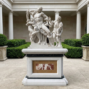 <span class=keywords><strong>Statua</strong></span> di Lusso Laocoon in Marmo Bianco, Figura Greca Antica per Giardino, Piazza, Museo, Villa e Decorazioni Architettoniche - Product Image 6