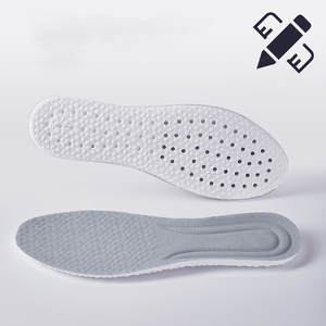 Semelles de sport confortables pour hommes et femmes en mousse à mémoire de forme en <span class=keywords><strong>silicone</strong></span> absorbant les chocs semelles intérieures respirantes pour la course à pied - Product Image 2