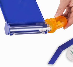 Distributeur de pilules pratique en plastique sûr, plateau de comptage pour médicaments, boîte à pilules - Product Image 2