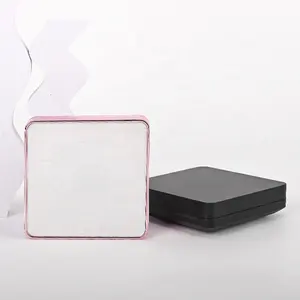 Pink Air BB Cushion Compact Powder Case Makeup Mirror Container With Empty Cosmetic Packaging Plastic Jars