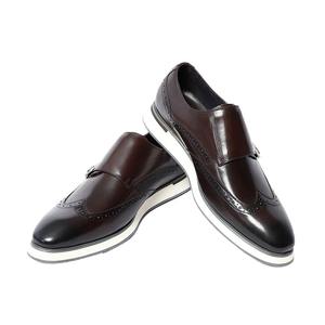 Los zapatos de hombre de negocios Mengke de moda hechos a mano a medida de gama alta se venden bien como zapatos de cuero Casuales - Product Image 2