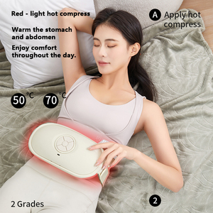 Instrumento de frotamiento abdominal eléctrico al por mayor, masajeador de abdomina con vibración calentada y moxibustión automático - Product Image 4