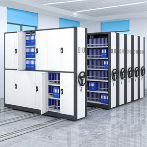 ספרייה נעה נשלפת רהוט ספר נייד מדפים אחסון מסגרת צפופה ניידת מדפים ספר מתלה מדפים - Product Image 1