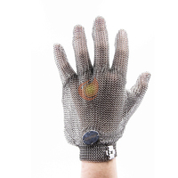 Mitaines de protection en maille de chaîne en acier inoxydable 304 pour abattoirs, boucherie et travaux de découpe, mitaines en filet de chaîne, mitaines en fil métallique, Guante