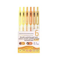 Stylos de calligraphie à encre gel Morandi 36 couleurs, grande capacité, 0,7 mm, en PVC et acrylique, pour peinture – Nouveauté très prisée