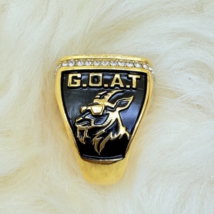 En stock CABRA chapada en oro y trofeo Kids League Football Championship Tournament <span class=keywords><strong>con</strong></span> <span class=keywords><strong>cadena</strong></span> GOAT Champion Ring - Product Image 2