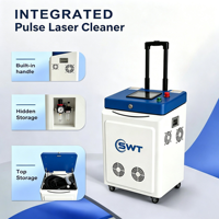 Machine de nettoyage laser pulsé populaire en Europe 200W 300W 500W pour l'élimination de la rouille, de l'huile et de la poussière