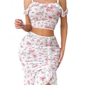 B226 Nuevo Conjunto de Lencería Sexy Estampado Pure Desire, Vestido de Dormir para Mujer con Malla Transparente, Estilo Ins, con Tirantes que Estilizan la Cadera - Product Image 5