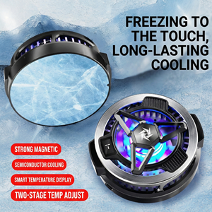 Enfriador Magnético Inteligente para Celular con Control por Aplicación, Control de Temperatura Inteligente, Ventilador RGB Portátil para Uso en Cama, Cargador Incluido - Product Image 5