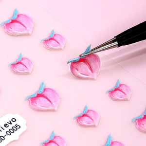 Puffy Cartoon Stickers Embossing Waterproof PVC Gloss <b>Lamination</b> Back To School Decorative Sticker For Stationery And Crafts - Product Image 5
