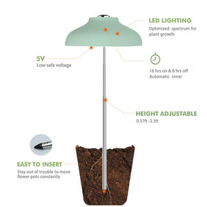 Lampe de culture LED à spectre complet J&C Vibrant, facile à installer, pour la culture intérieure de semis, d'herbes et de fleurs à la maison, vente en gros - Product Image 3