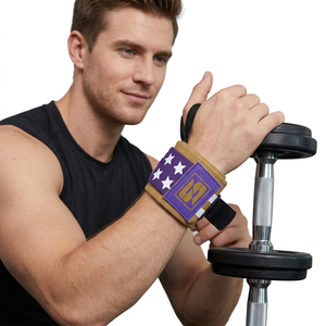 Bandes de poignet élastiques antidérapantes respirantes sur mesure pour la musculation et l'entraînement, ajustables pour la levée de poids - Product Image 1