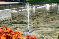1.2W mur éclairé solaire flottant bain d'oiseaux énergie puissance eau jardin étang fontaine 3.5W pompe extérieure avec batterie de secours LED