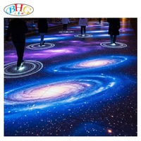 Kit de jeu de projection au sol interactif immersif avec détection de mouvement pour les sentiers de parc en plein air