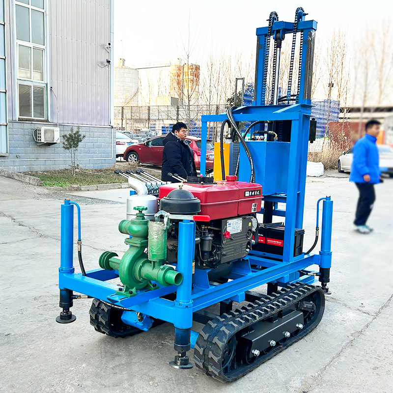 Portable Hydraulic Crawler Water Well Drilling