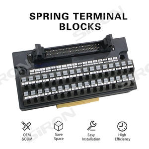 เหมาะสำหรับ SIRON T55/T056/T057/T058 DC24V 1A แบบยึดด้วยสกรู/ราง DIN  บล็อกขั้วต่อราง DIN เหมาะสำหรับ PLC 10/20/34/40 พิน ปลั๊กแบบ MIL - Product Image 2