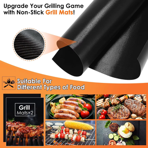 Ensemble d'outils de barbecue en acier inoxydable de qualité alimentaire, kit d'accessoires de barbecue, spatule, fourchette, pinces antiadhésives polies avec étui zippé - Product Image 4