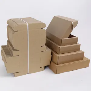 Emballage en papier imprimé de haute qualité Boîtes en carton Prix usine Emballage personnalisé Boîtes en papier kraft