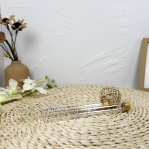 Tubo de ensayo de vidrio de 16x150mm con tapón de rosca Tubo de vidrio al por mayor Tubo de ensayo de vidrio de tamaño múltiple - Product Image 2