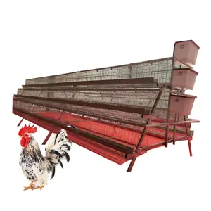 steel wire Q235 animal cages automatic battery chicken layer cage