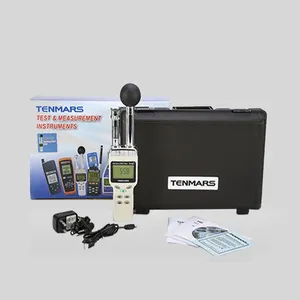 Medidor de Índice Térmico de Alta Precisión TM-188/TM-188D WGBT con Función de Registro y Esfera Negra de Alta Precisión - Product Image 2