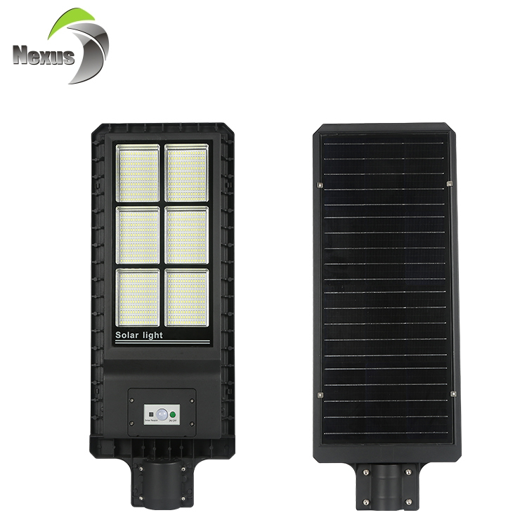 Contrôle de puissance élevée imperméable durable de route extérieure automatique 180w tout en un solaire a mené le réverbère