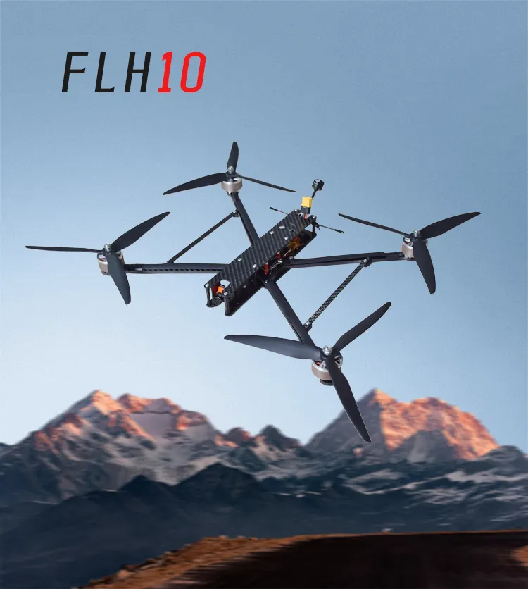 Warmtebeeldcamera Gebruikt In Rc 10Inch Fpv Drone Flh10 Vliegtijd 45Min Beeldoverdracht Afstand 7Km 5.8G Race Drone
