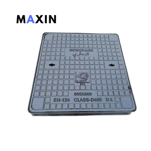 En124 D400 dễ uốn gang hình chữ nhật cửa cống bao gồm MaxIn thương hiệu CE ISO9001 chứng nhận màu đen bitum bề mặt đường an toàn - Product Image 2