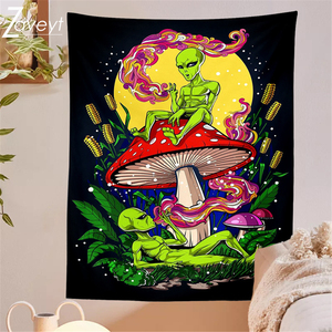 Ustoms Ove ushroom Lien RINT apestries, me ecor ippie, stronaut Pace ypsy sysychelic itchcraft - Product Image 3