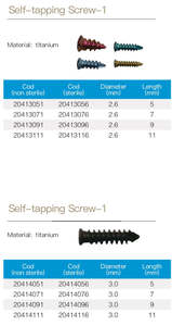 <span class=keywords><strong>Titanium</strong></span> Zelftappende Schroef Voor Ziekenhuisgebruik Voor Lamina Fixatiesysteem Implantaten & Interventionele Materialen - Product Image 6