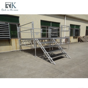 Plateforme de scène en aluminium, scène d'événement, scène de concert, scène de mariage avec escaliers et garde-corps pour l'extérieur et l'intérieur - Product Image 6