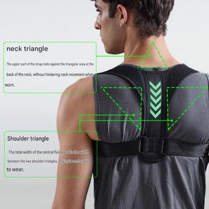 <b>Back</b> Posture Corrector Hot Sale Shoulder Corrective Support Pain Relief Belt Therapy Shoulder Posture Adjustable <b>Brace</b> - Product Image 3