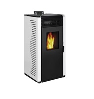 Fourneau à granulés de bois de style européen 9 kW, nouvelle version améliorée, fourneau à granulés portable, chauffage à granulés de bois pour la maison