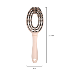 <span class=keywords><strong>Brosse</strong></span> démêlante à logo personnalisé, poils de sanglier et nylon, manche ABS, <span class=keywords><strong>brosse</strong></span> creuse, vente en gros, 23,5x8cm pour salon de coiffure - Product Image 2