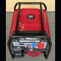 Générateur à essence à démarrage électrique 6,5 kW triphasé 400 V Honda GX390, réservoir 30 L, faible consommation de carburant pour l'alimentation des stations de télécommunications