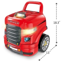 Ensemble de réparation mécanique pour enfants, grand camion, moteur jouet, démontage, véhicule à moteur, jeu de simulation, station de service automobile, atelier de montage, jouet