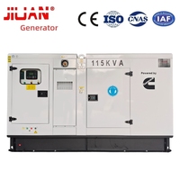 Générateurs CE ISO Group Prime 105 kVA, Standby 115 kVA, Série Cummins 6BT, 60 Hz, Diesel Triphasé avec Option ATS et Télécommande