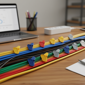 ColorCode Color Mix 1 pince à sertir, 10 pièces, couleurs assorties, pour organiser les câbles et fils - Product Image 2