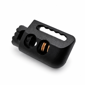 Cordon de serrage élastique en métal pour vêtements, avec embout en alliage de zinc à 2 trous, pour cordon de serrage, lanière et fermeture élastique - Product Image 6