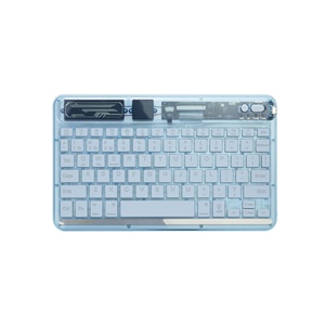 Teclado inalámbrico retroiluminado transparente 7-<span class=keywords><strong>RGB</strong></span> de alta calidad para iPad Laptop - Product Image 3