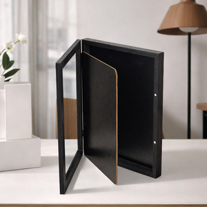 Wholesale 16x20 <strong>in</strong> Black MDF Jersey Display <strong>Frame</strong> Photo <strong>Frame</strong> Cases Shadow Box <strong>Frame</strong> for Your Jersey Uniform T-<strong>shirt</strong> - Product Image 4