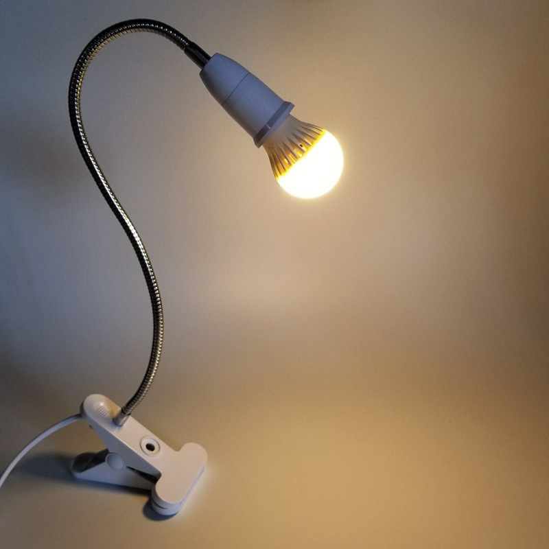 E27 Lamp Socket with 30cm Goosenect