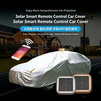 Funda Automática para Auto con Energía Solar, Portátil, Compacta, Universal, Impermeable, para Todas las Estaciones, con Control Remoto