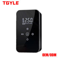 Gonfleur de pneus sans fil en plastique avec écran LED et moniteur de pression des pneus pour voiture, vélo, moto, ballon