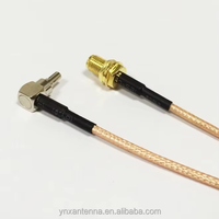 Câble coaxial flexible RG316 en cuivre pur de haute qualité à faible perte, assemblage mâle-mâle, rallonge d'antenne