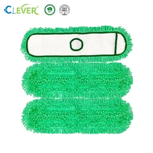 132*16.5cm mocio tascabile per camera bianca strumento per la pulizia del pavimento piatto Mop tascabile antipolvere per pavimenti Anti-Fouling verde