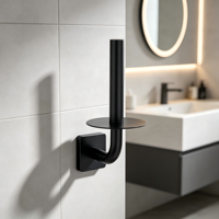 Tempat Tisu Toilet Dinding Komersial dari Baja Anti Karat untuk Hotel, Restoran, dan Toilet Umum