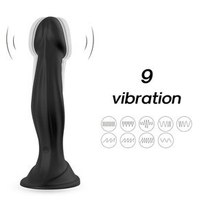 Vibratore Dildo Realistico Grande con Cinturino in Silicone e Telecomando, Giocattolo Sessuale Femminile Elettrico Telescopico Vibrante - Product Image 2